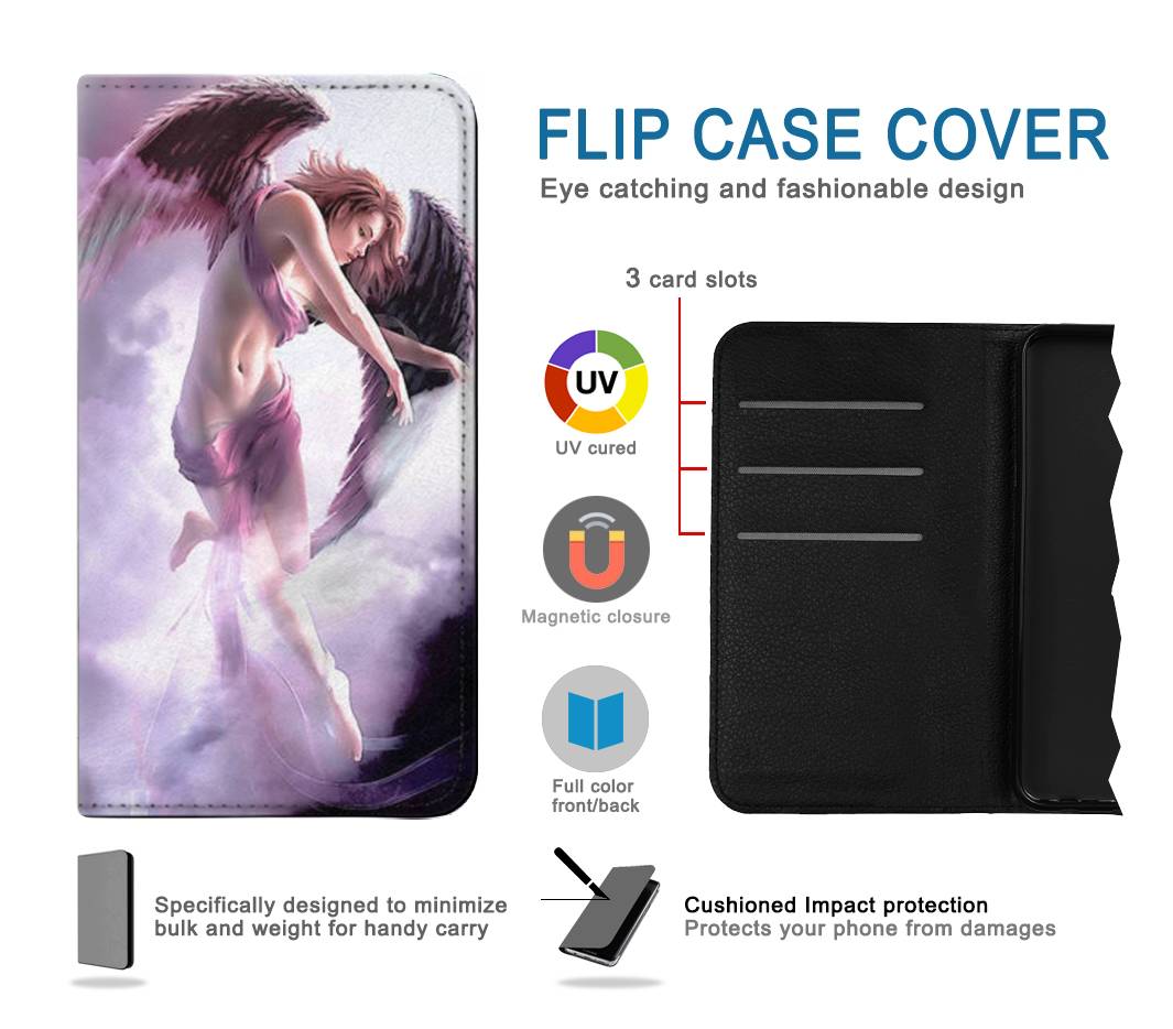 Flip case LG G8 ThinQ Fantasy Angel