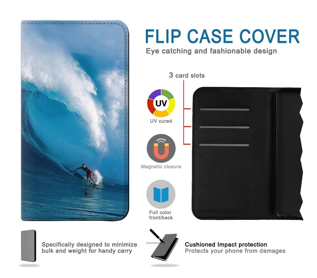Flip case Samsung Galaxy A52, A52 5G Hawaii Surf