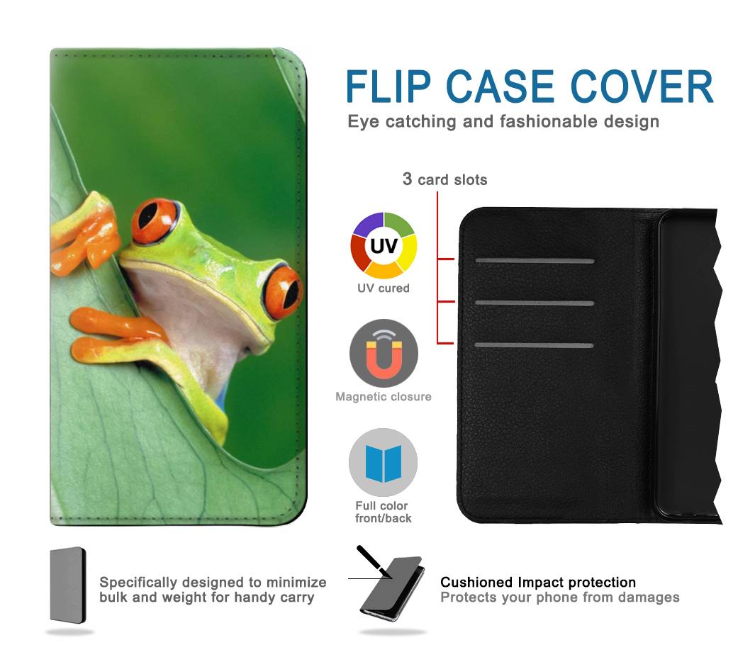 Flip case Samsung Galaxy A42 5G Little Frog