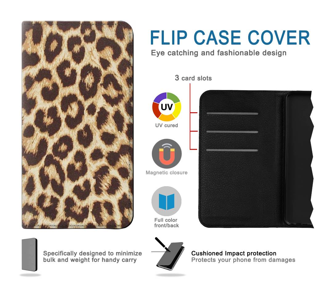 Flip case LG Stylo 6 Leopard Pattern Graphic Printed