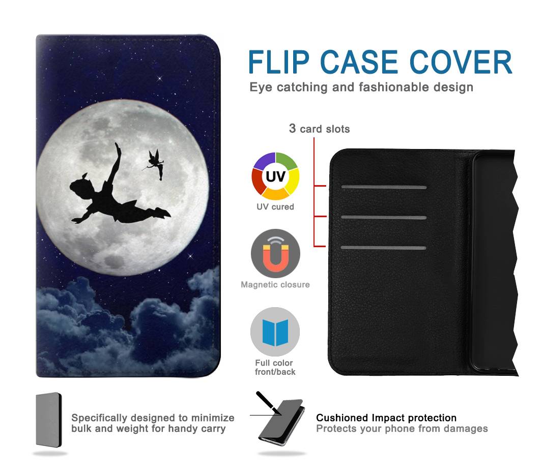 Flip case iPhone 7, 8, SE (2020), SE2 Peter Pan