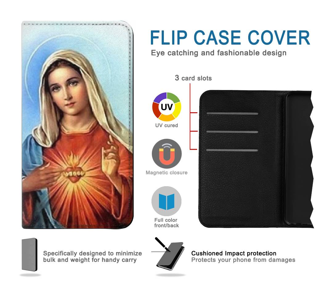Flip case Motorola Moto G Power (2021) The Virgin Mary Santa Maria