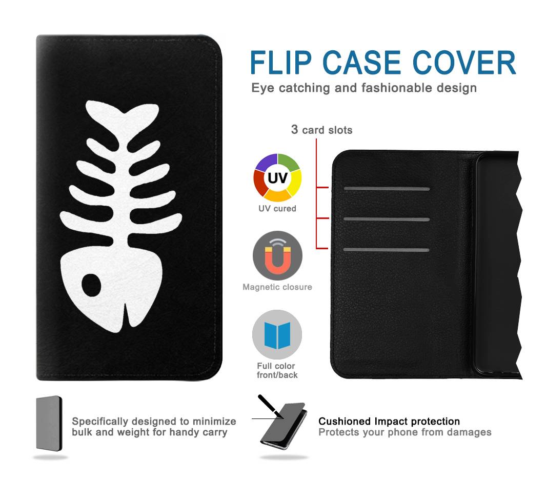 Flip case Motorola Moto G Power (2021) Fishbone