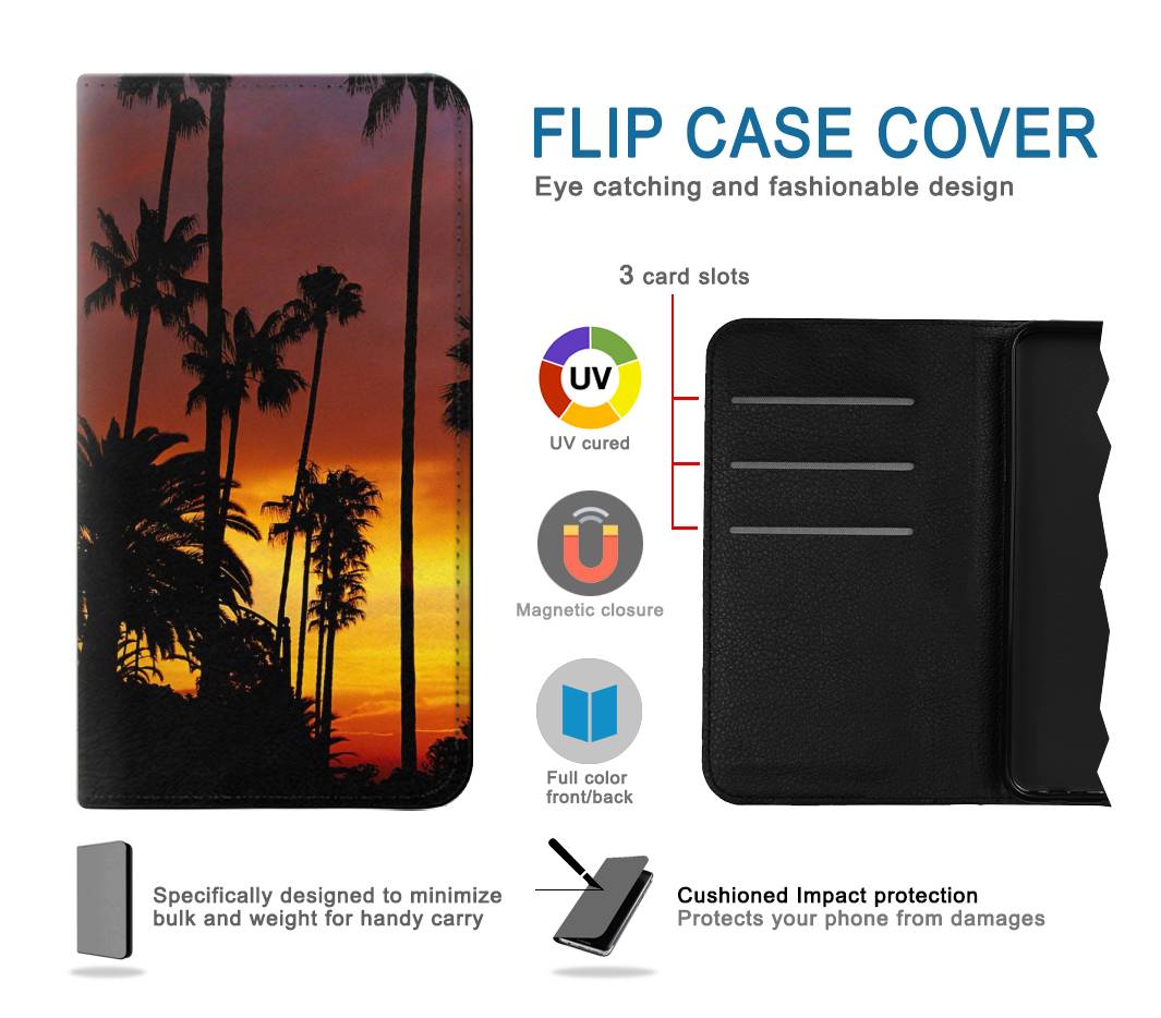 Flip case LG Stylo 6 California Sunrise
