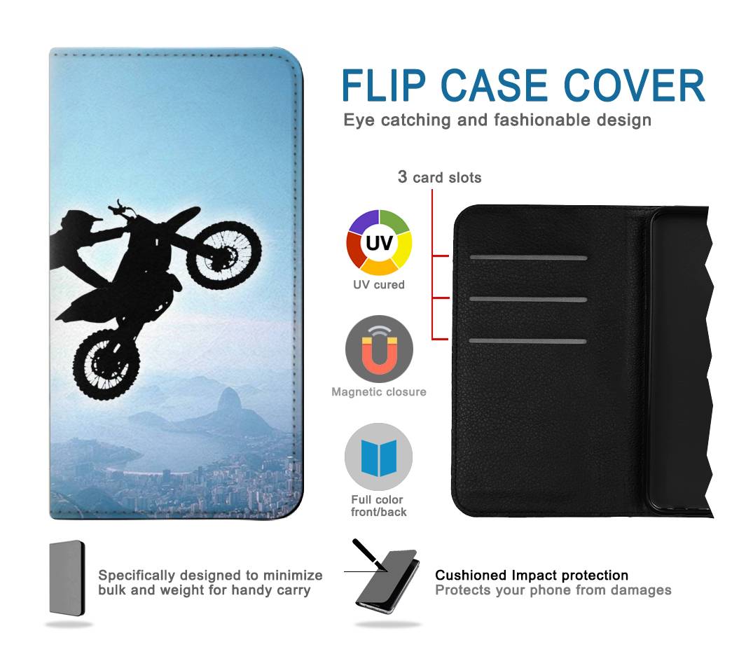 Flip case Samsung Galaxy A03S Extreme Motocross
