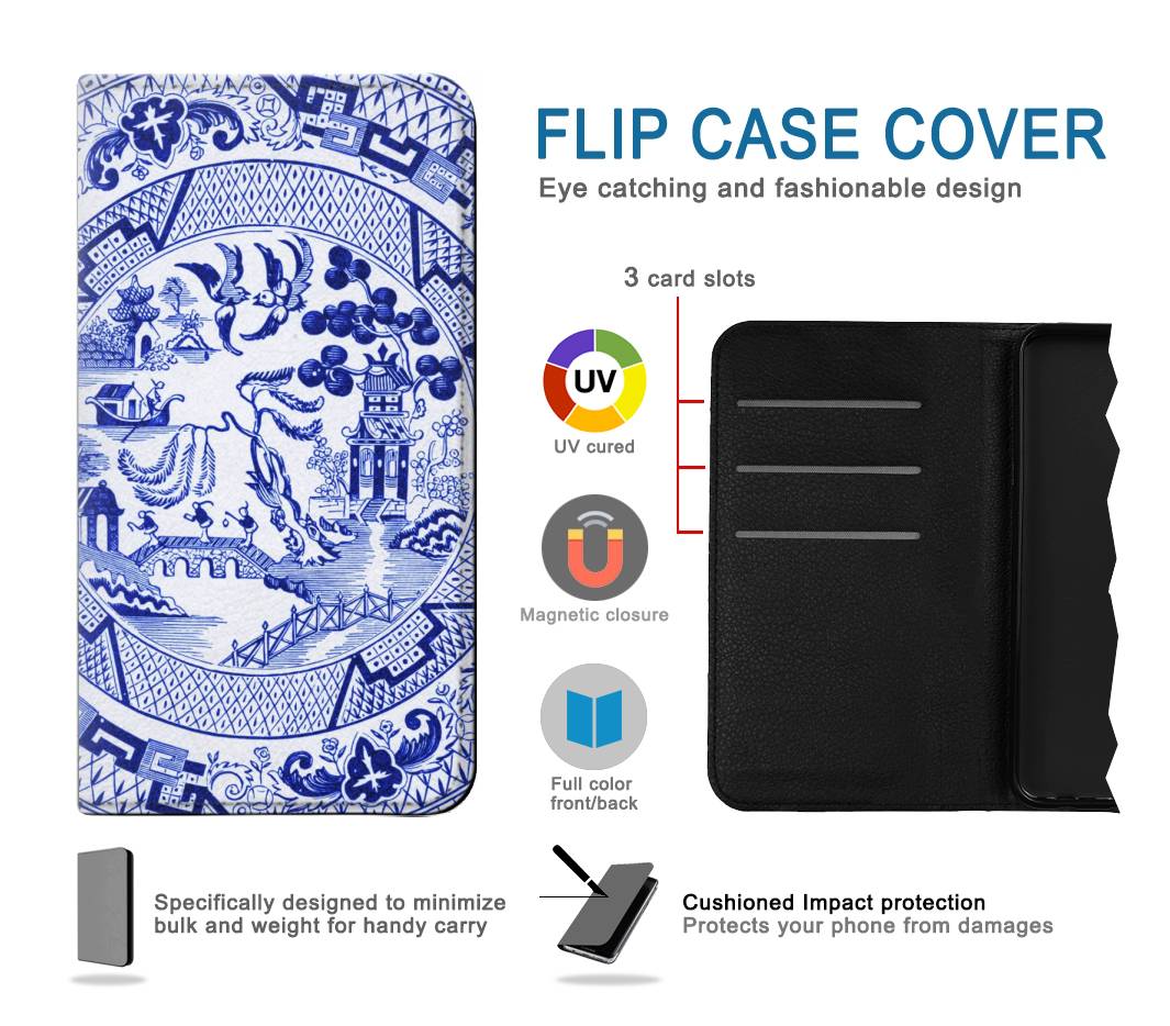 Flip case Samsung Galaxy Galaxy Z Flip 5G Willow Pattern Illustration