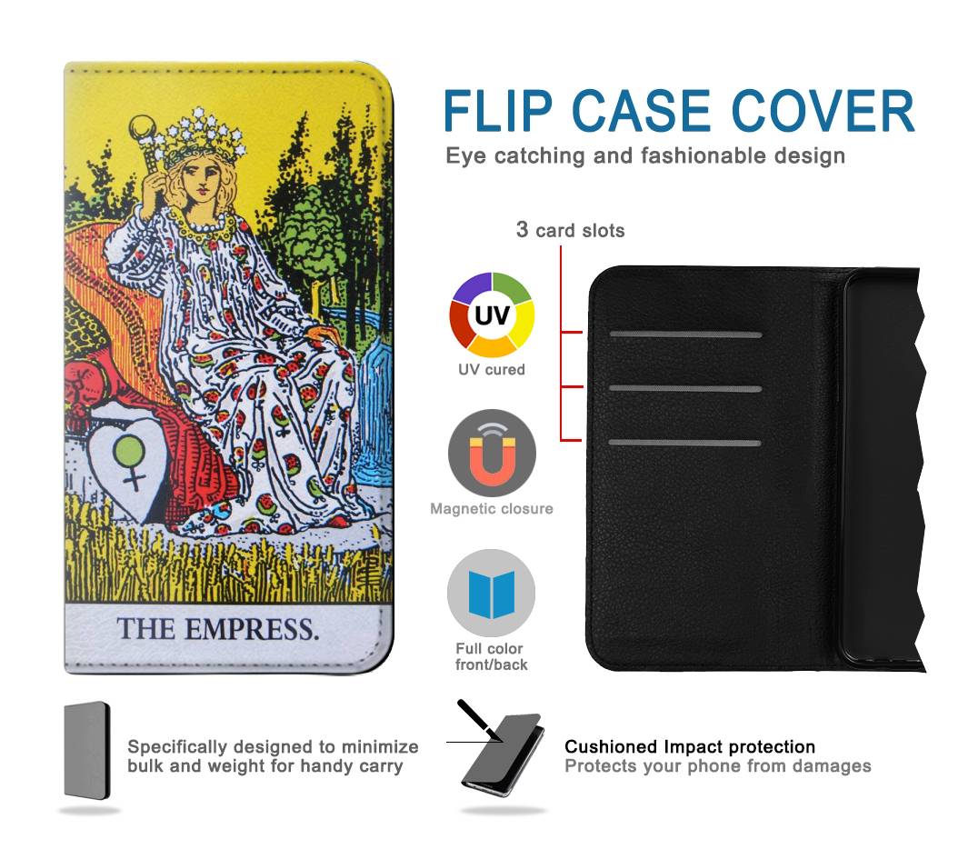 Flip case Samsung Galaxy A32 4G Tarot Card The Empress