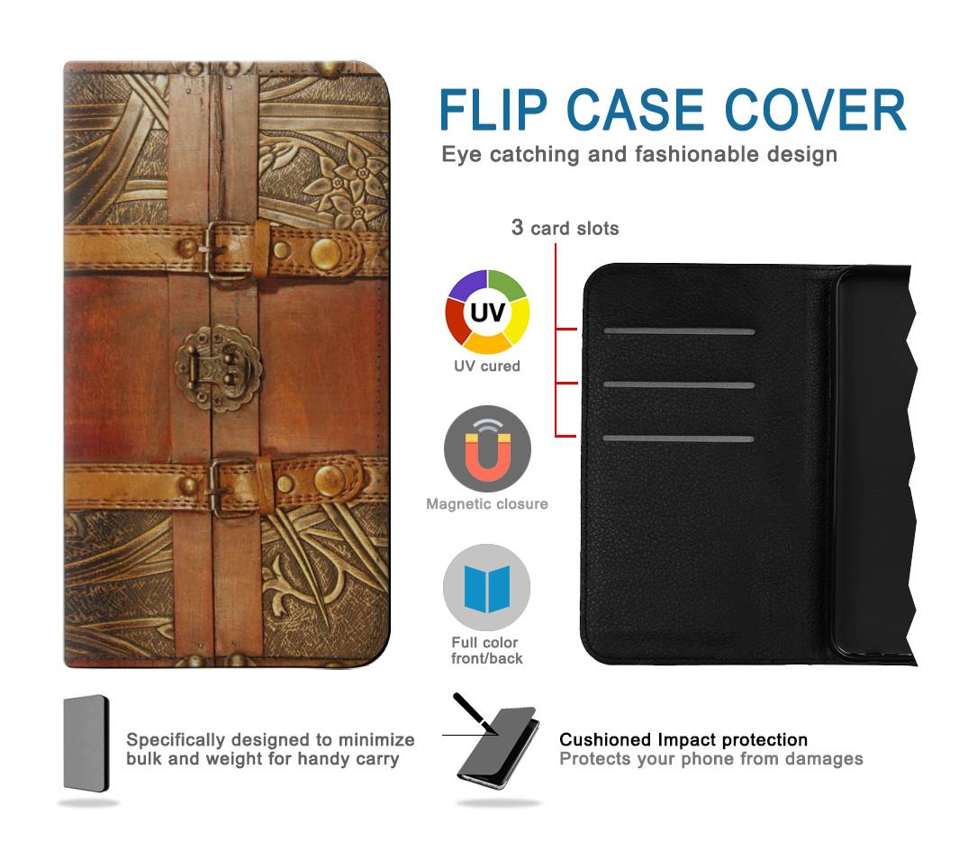 Flip case Samsung Galaxy A52, A52 5G Treasure Chest