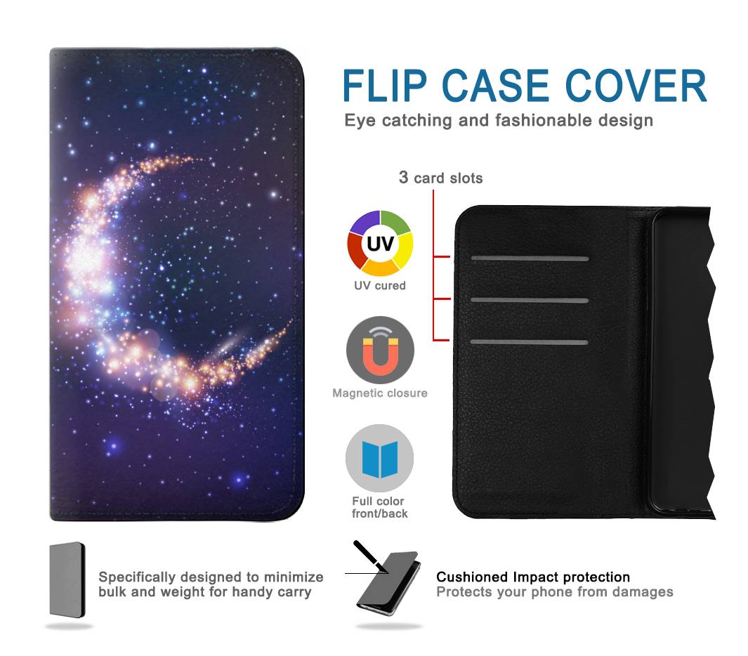 Flip case Samsung Galaxy Fold3 5G Crescent Moon Galaxy