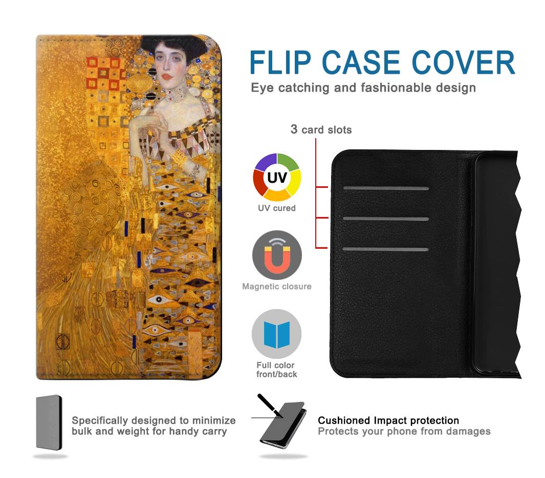 Flip case Google Pixel 5A 5G Gustav Klimt Adele Bloch Bauer