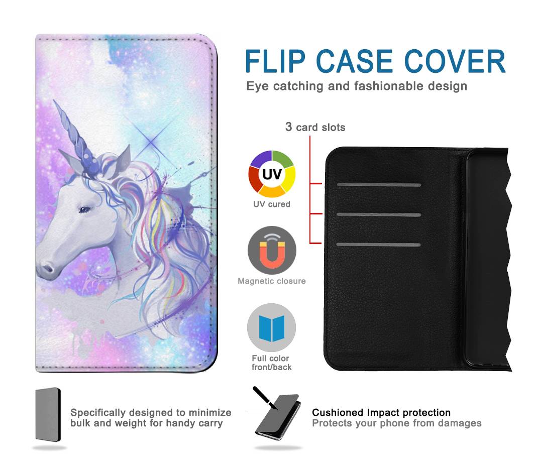 Flip case Samsung Galaxy A32 4G Unicorn