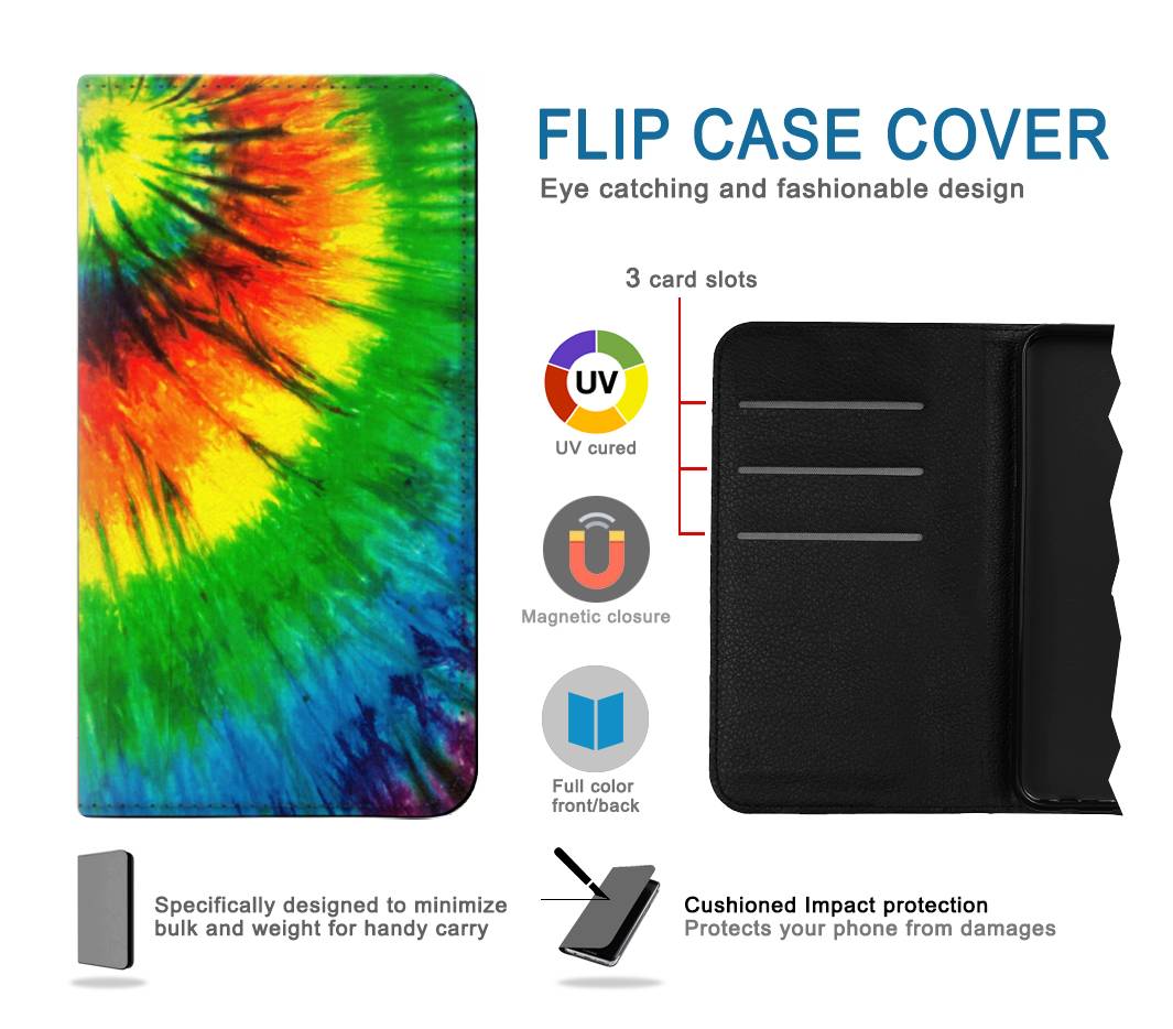 Flip case Apple iPhone 14 Pro Max Tie Dye