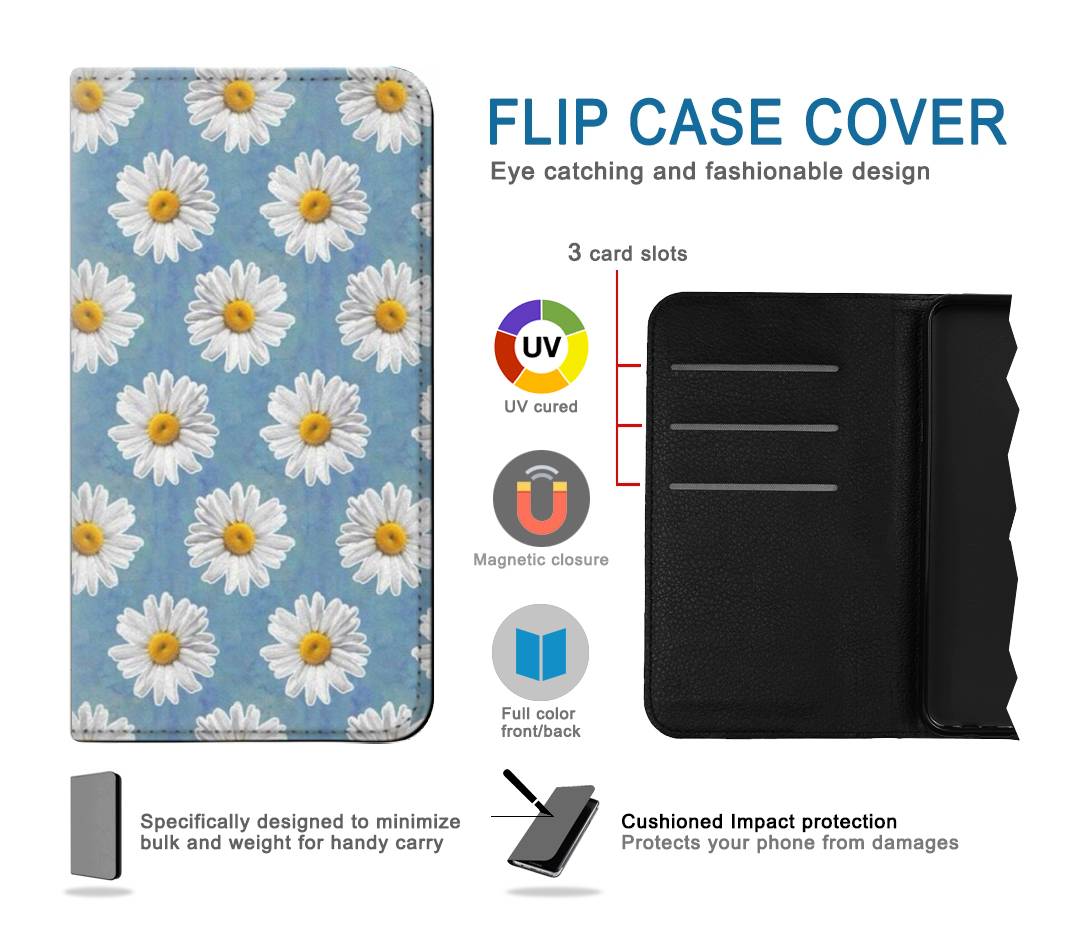 Flip case LG G8 ThinQ Floral Daisy