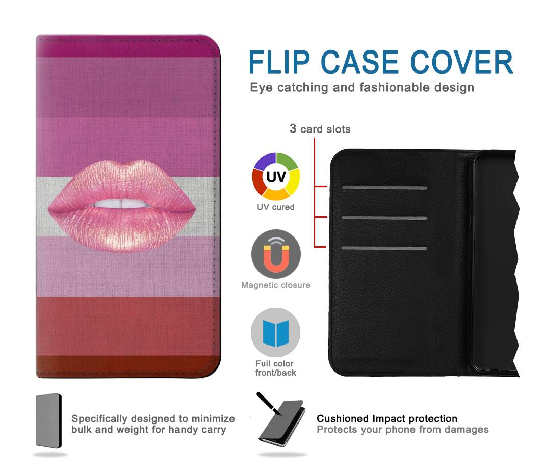 Flip case Motorola Moto G Stylus (2021) LGBT Lesbian Flag