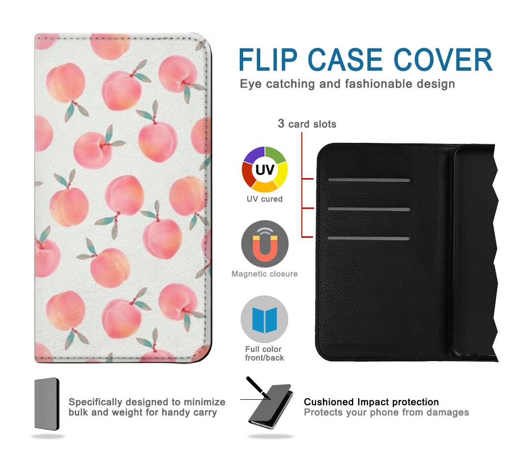 Flip case Google Pixel 5A 5G Peach