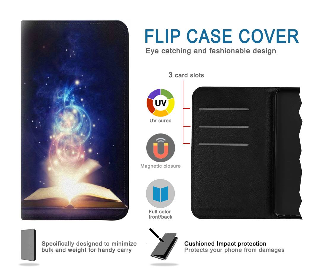 Flip case Samsung Galaxy A51 Magic Spell Book