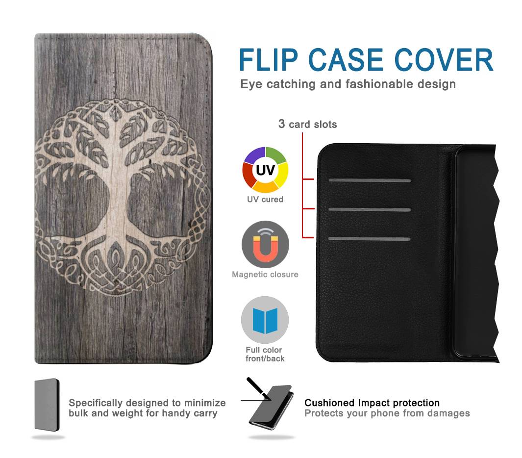 Flip case LG Stylo 5 Viking Tree of Life Symbol