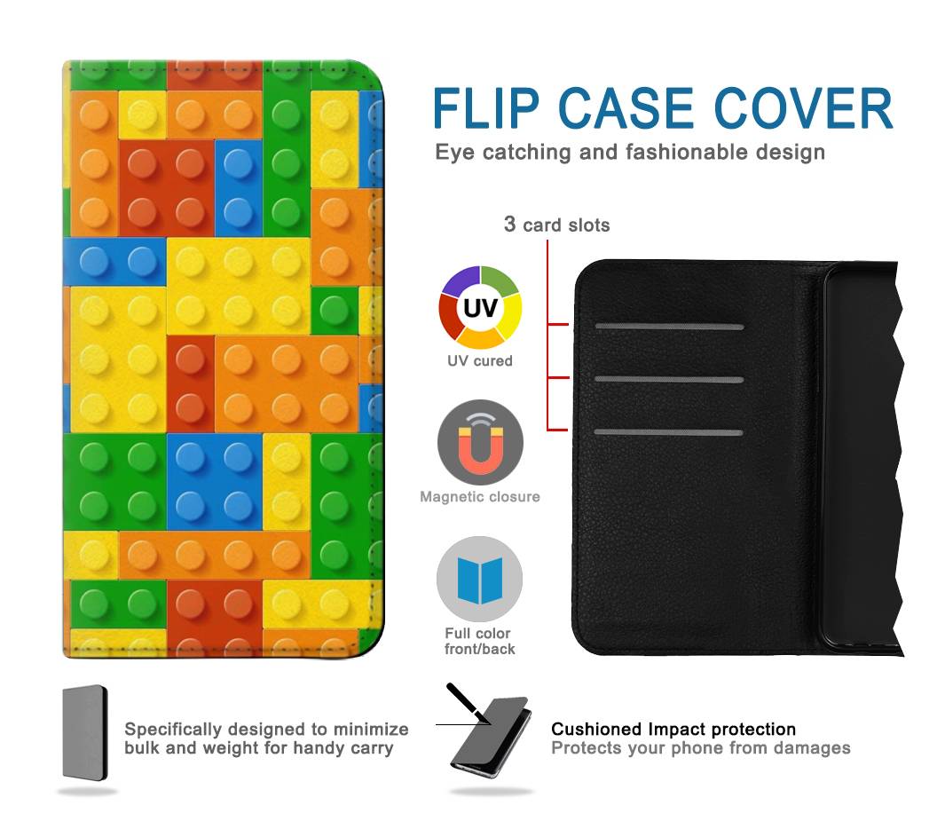 Flip case Google Pixel 5A 5G Brick Toy