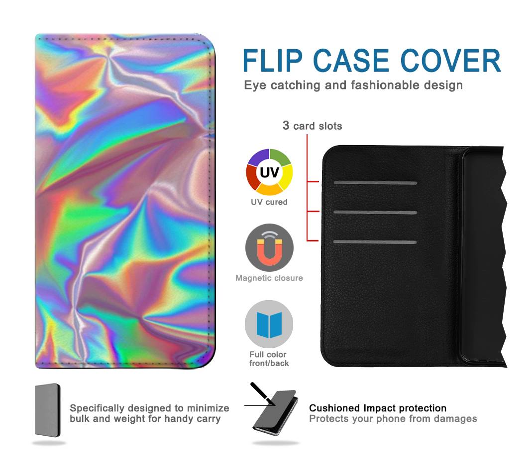 Flip case Motorola Moto G Stylus 5G (2022) Holographic Photo Printed