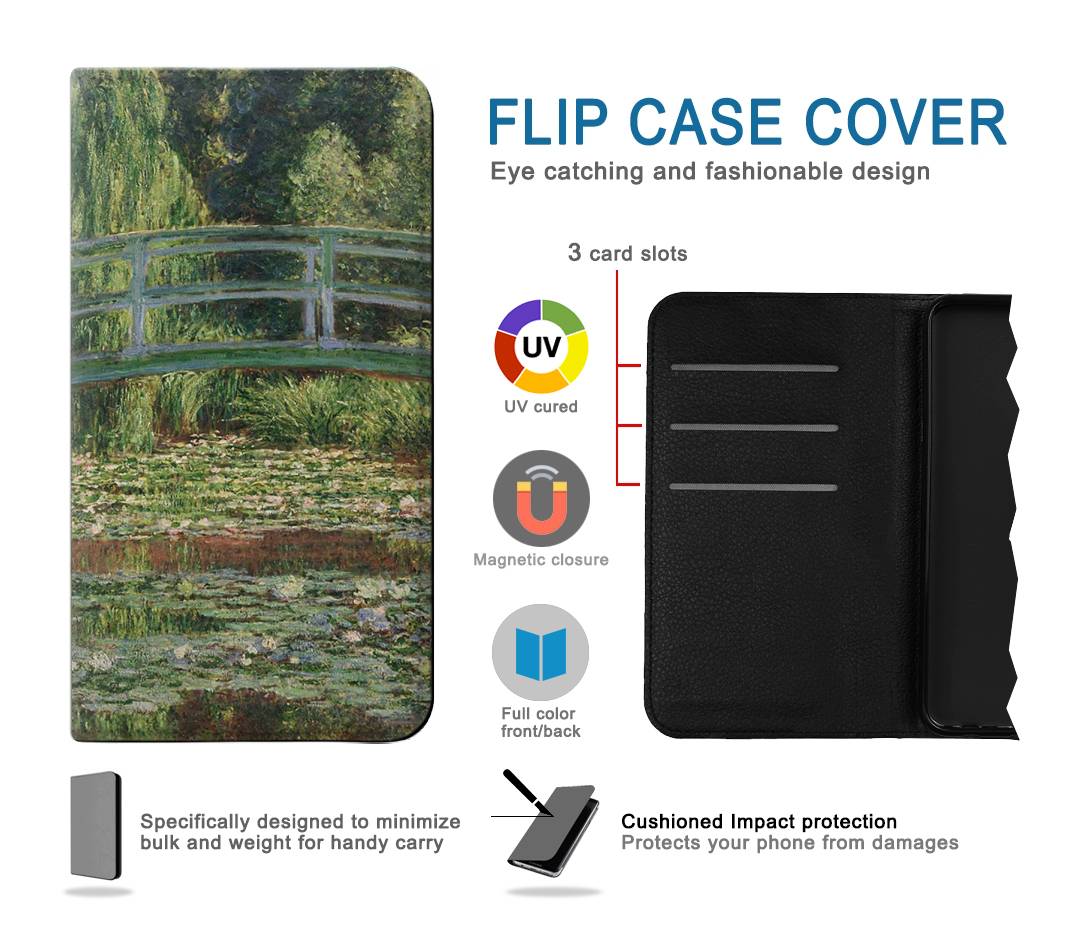 Flip case LG Stylo 6 Claude Monet Footbridge and Water Lily Pool